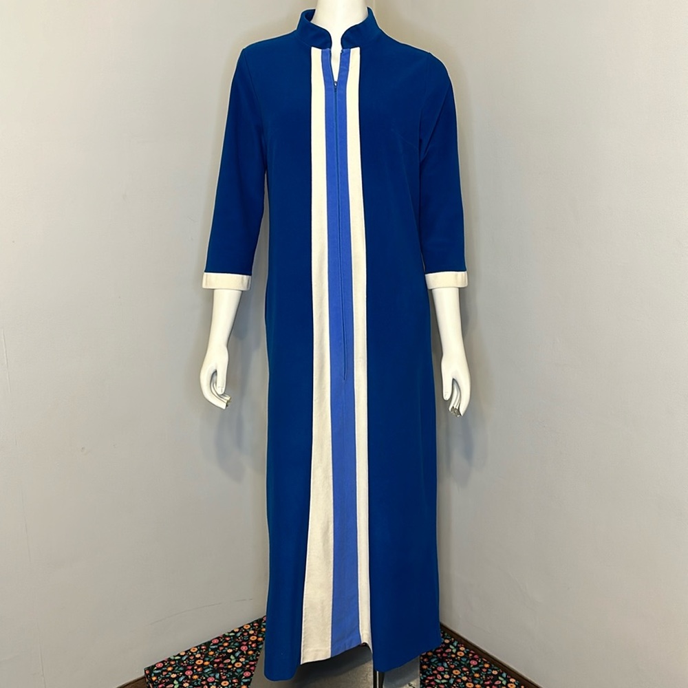 JC Penney Blue Robe 70s Vintage